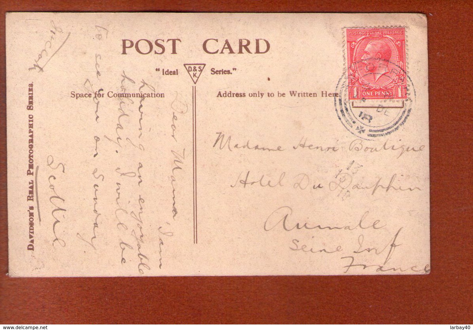 1 Cpa FORFAR FROM BALMASHANNER - Other & Unclassified