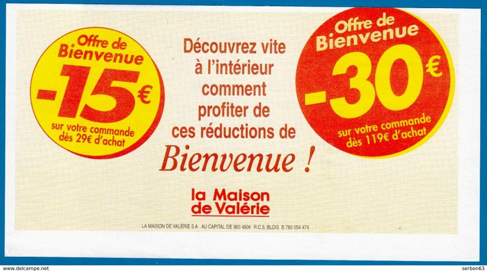 1 SPÉCIMEN VRAIE FAUSSE MONNAIE 30 EURO EYPO DISTRIBUE PAR LA MAISON DE VALERIE PUBLICITAIRE FICTIF DOCUMENT - Specimen