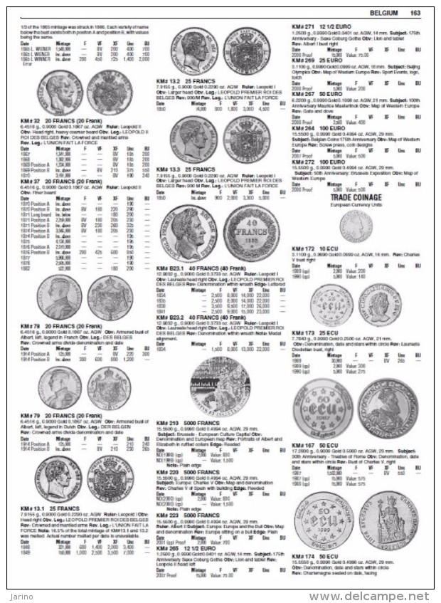 Catalog of World gold coins with platinum + palladium issues 1601-2009, 1440 pages sur DVD-R