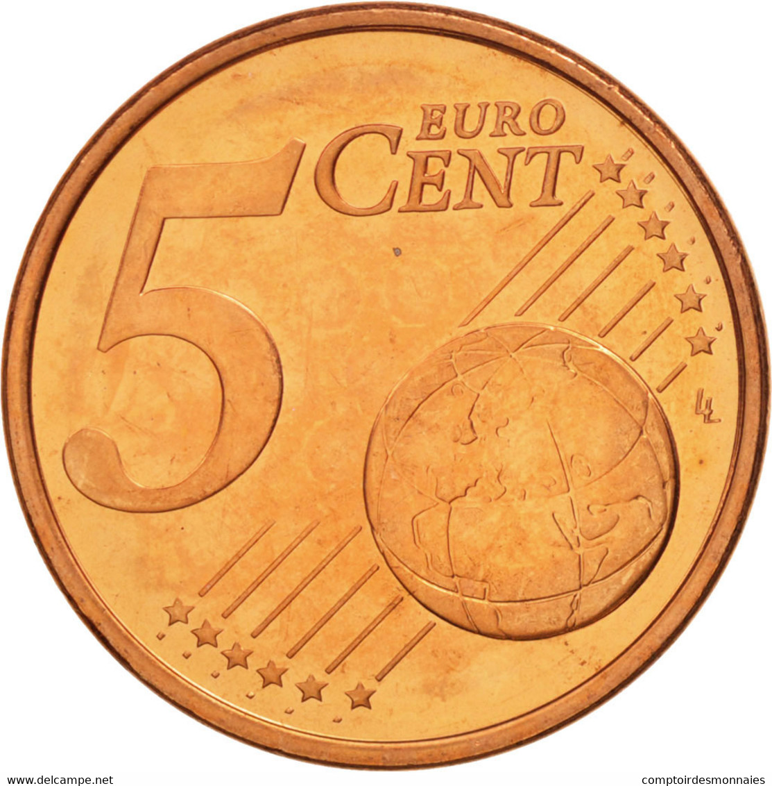 Slovénie, 5 Euro Cent, 2007, SPL+, Copper Plated Steel, KM:70 - Slovenia