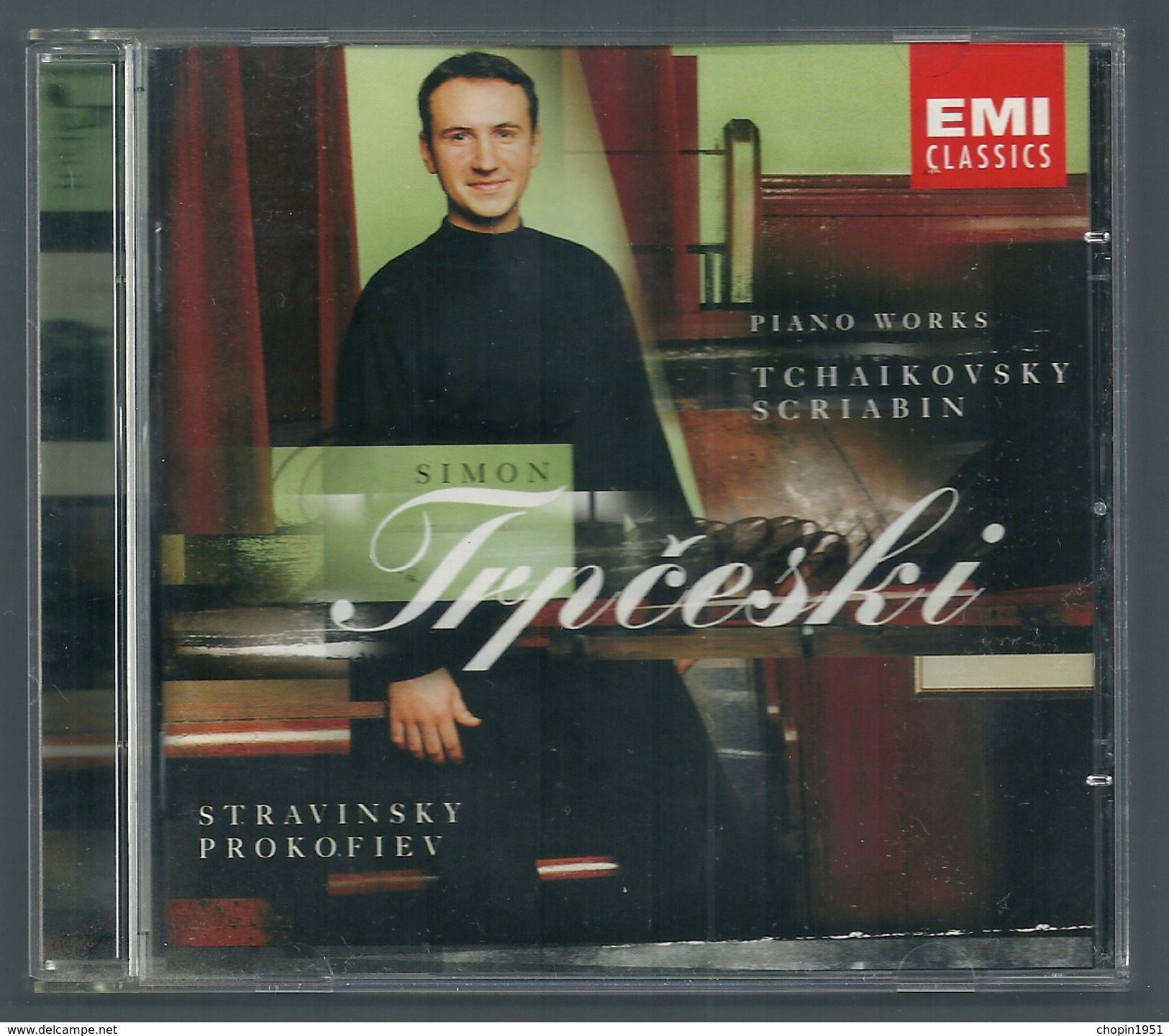 CD PIANO - TCHAIKOVSKY / SCRIABINE /STRAVINSKY / PROKOFIEV - SIMON TRPCESKI, Piano - Klassik