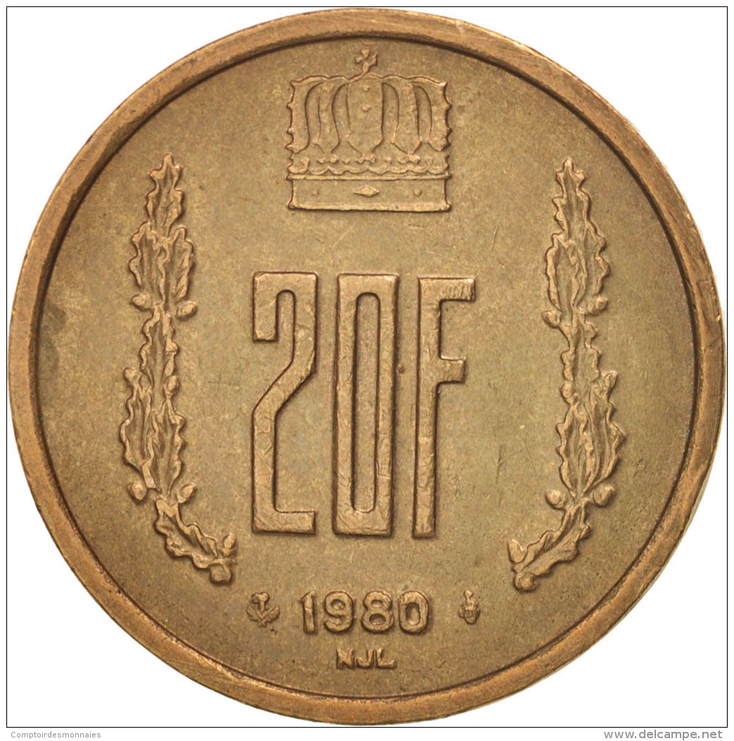 Luxembourg, Jean, 20 Francs, 1980, TTB+, Aluminum-Bronze, KM:58 - Luxembourg