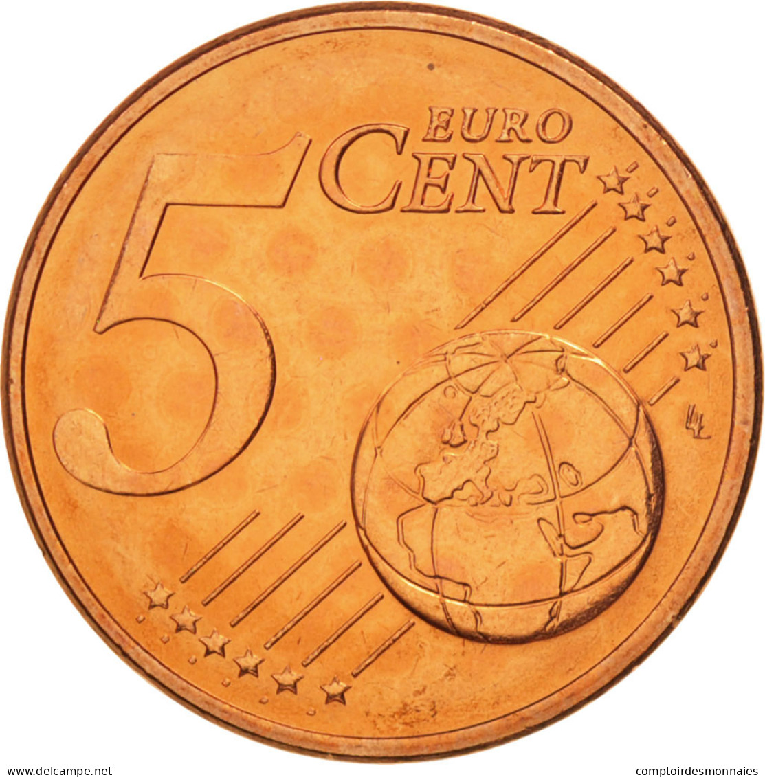 Malte, 5 Euro Cent, 2008, SPL, Copper Plated Steel, KM:127 - Malta