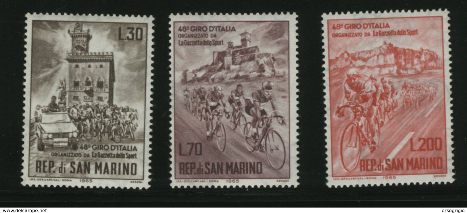 SAN MARINO  - VELO - CYCLE - BICICLETTA   -  GIRO D'ITALIA - Ciclismo