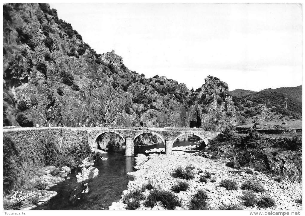 CPSM 30 ST JEAN DU GARD PONT DU REY ENTREE DU TUNNEL 1962  Grand Format 15 X 10,5 - Saint-Jean-du-Gard