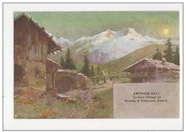 Tyrolian Village IR Austrian Exhibition Earls Court 1906 Postcard 267a - Expositions