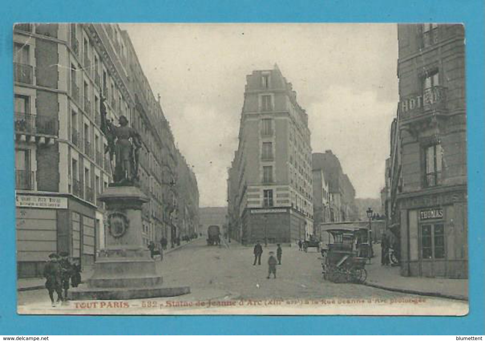 CPA TOUT PARIS 532 - Statue De Jeanne D'Arc (XIIIème) Collection FLEURY - Arrondissement: 13