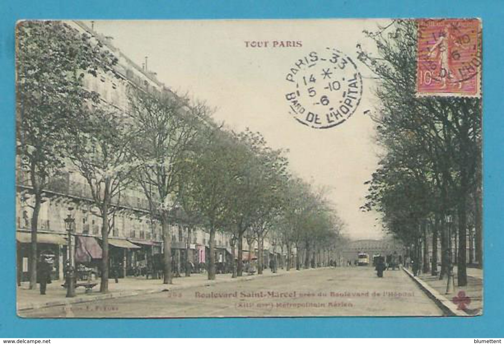 CPA TOUT PARIS 293 - Boulevard Saint-Marcel (XIIIème) Collection FLEURY - Distretto: 13