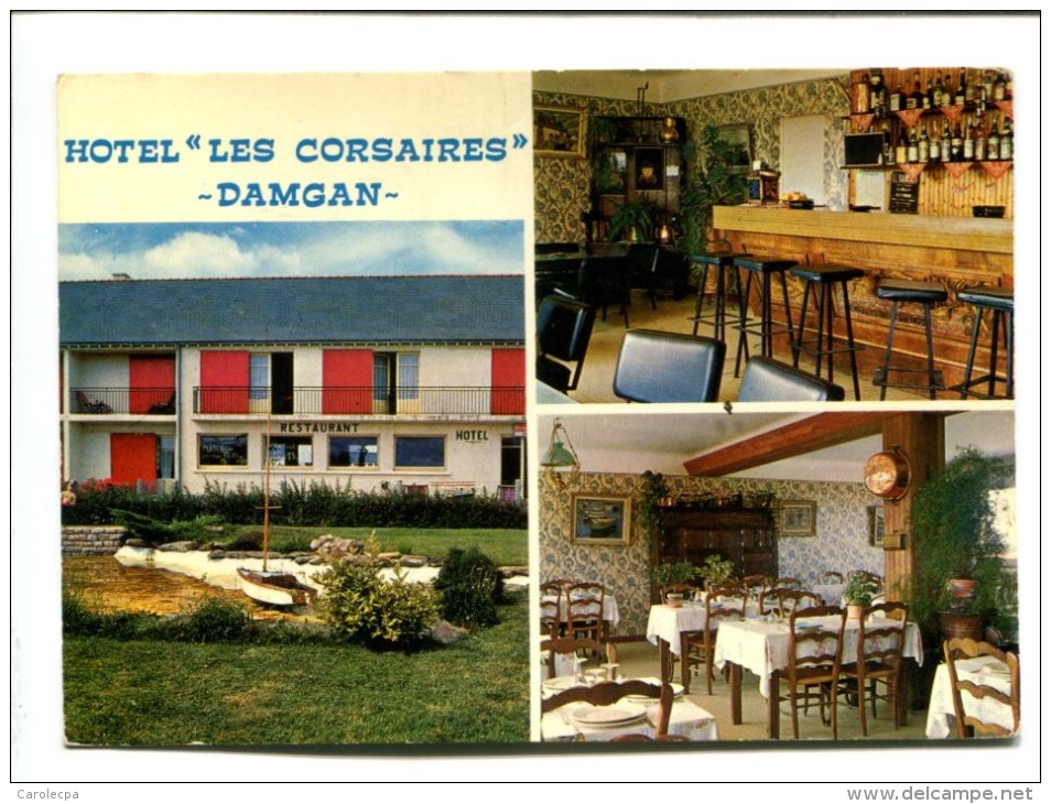 CP - DAMGAN  (56) HOTEL LES CORSAIRES - Damgan