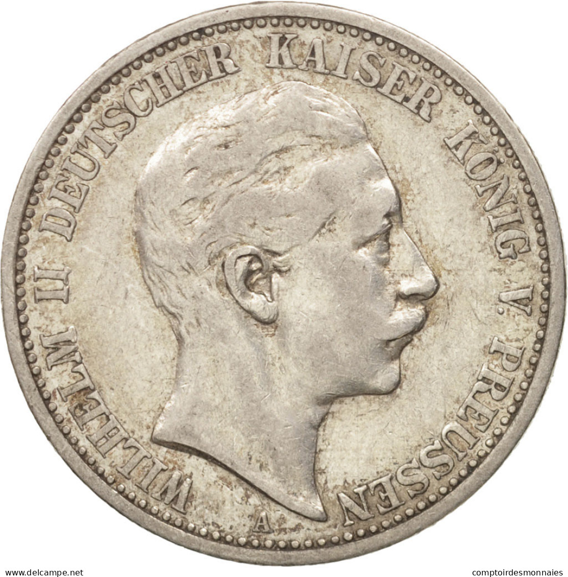 Monnaie, Etats Allemands, PRUSSIA, Wilhelm II, 2 Mark, 1907, Berlin, TTB - Altri & Non Classificati