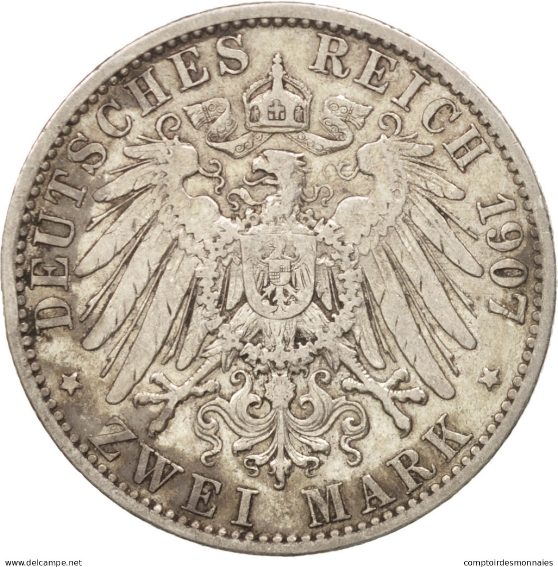 Monnaie, Etats Allemands, PRUSSIA, Wilhelm II, 2 Mark, 1907, Berlin, TTB - Altri & Non Classificati