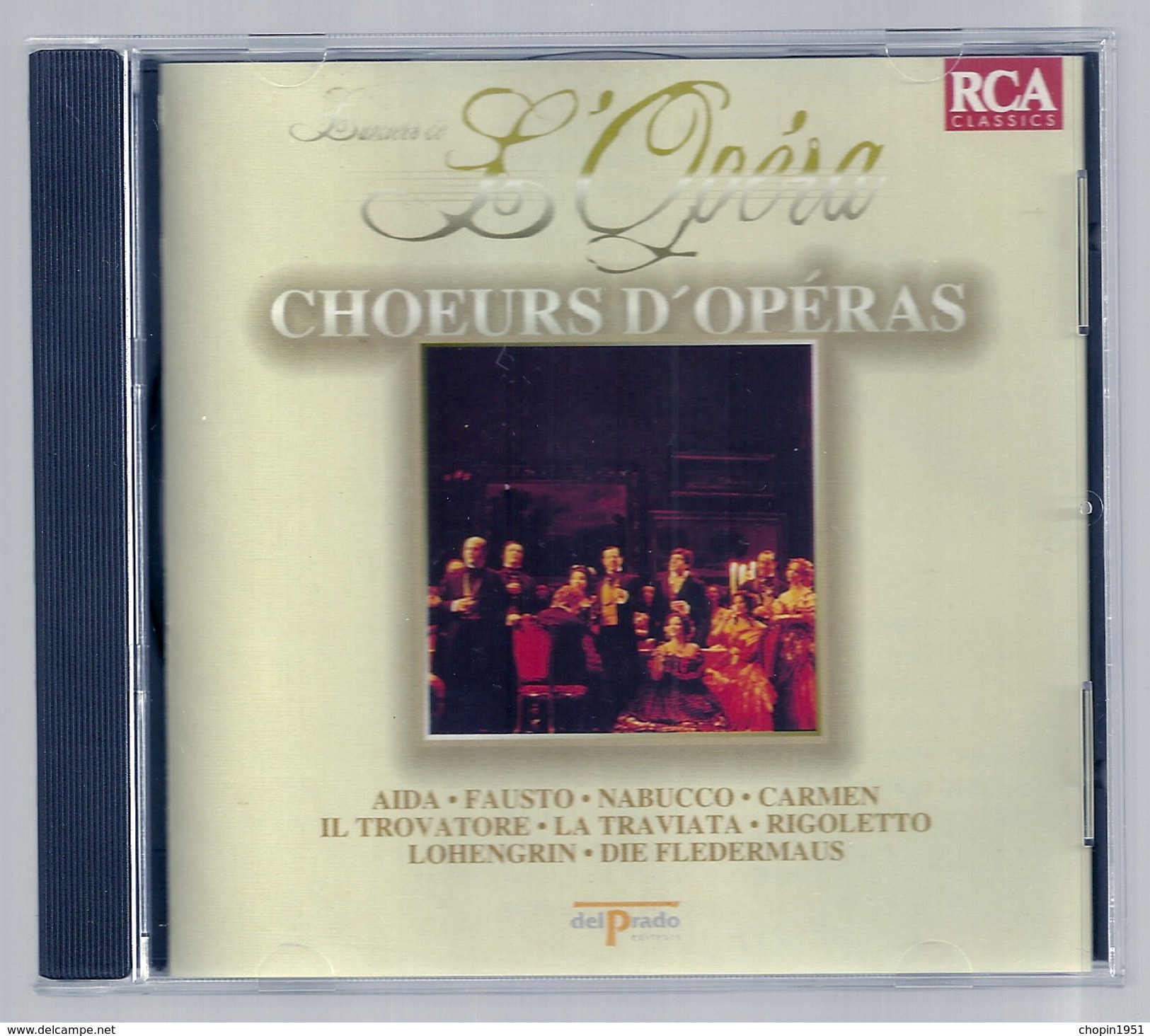 CD - CH&OElig;URS D&rsquo;OPÉRAS - Opera / Operette