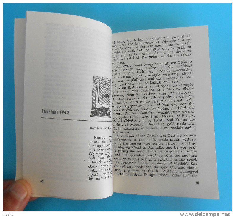 THE SOVIET CONTRIBUTION TO THE OLYMPICS - Old Rare Issue About Olympic Games Moscow 1980. * Russia Olympia Olympiad - Apparel, Souvenirs & Other