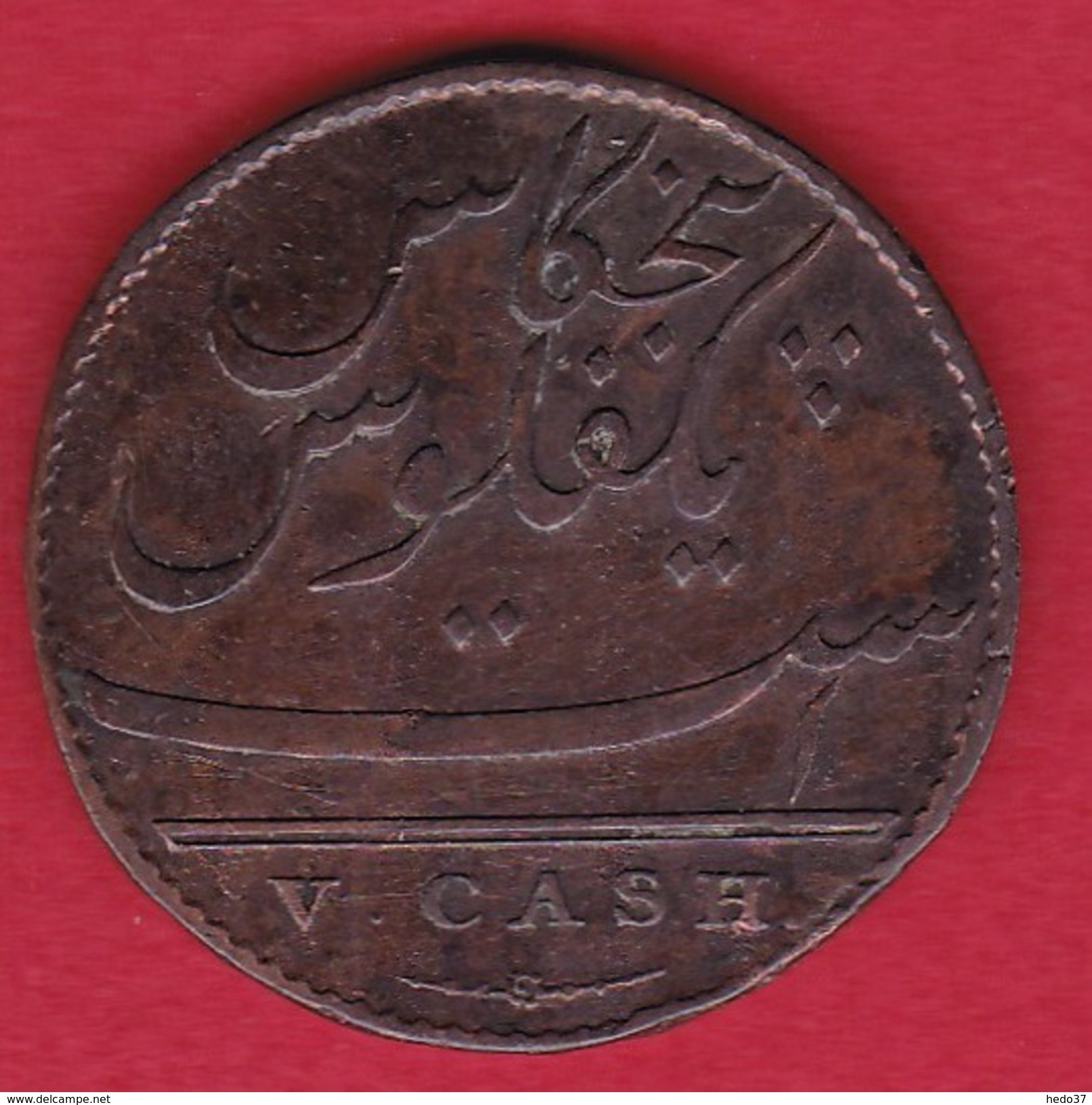 Indes Britanniques - 5 Cash - 1803 - Inde