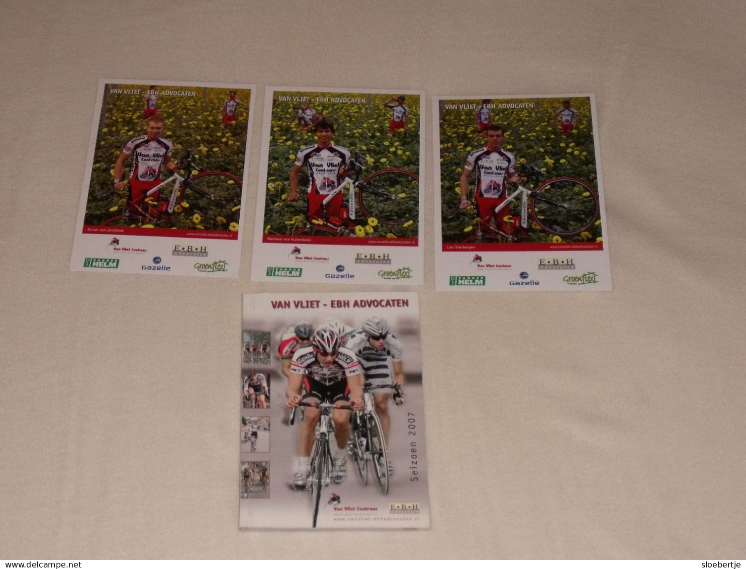 Wielerboekje Van Vliet EBH Advocaten 2007 - Cyclisme