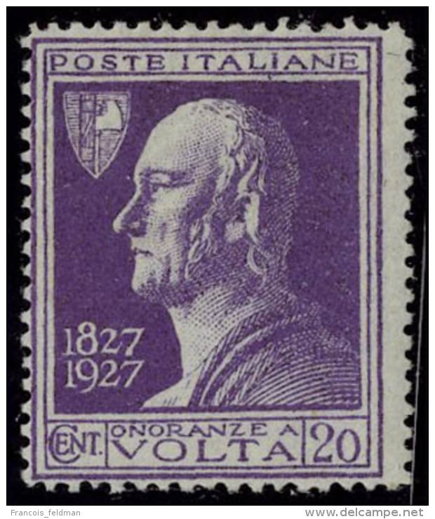 Neuf Sans Charnière N° 196a, 20c Volta En Violet (Cyrenaique Sans Surcharge) T.B. Rare. Sassone 210A... - Autres & Non Classés