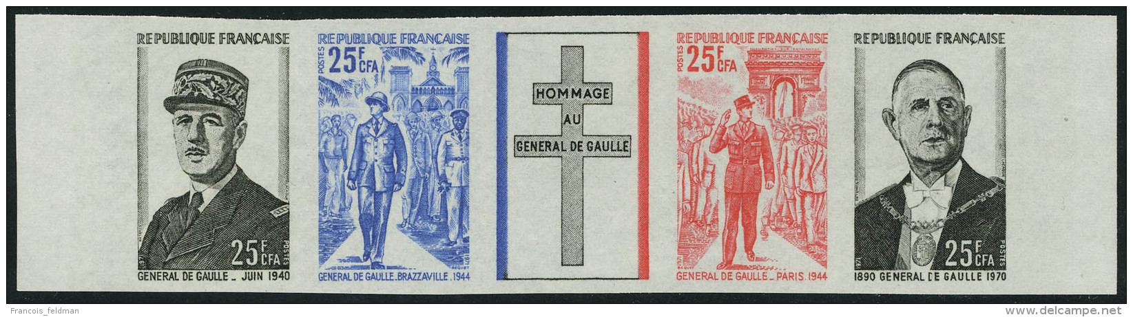 Neuf Sans Charnière N° 403A, La Bande De Gaulle ND, T.B. - Autres & Non Classés