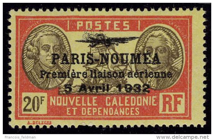 Neuf Sans Charnière N° 3/28, La Série Paris-Nouméa, Gomme Coloniale, T.B. - Autres & Non Classés