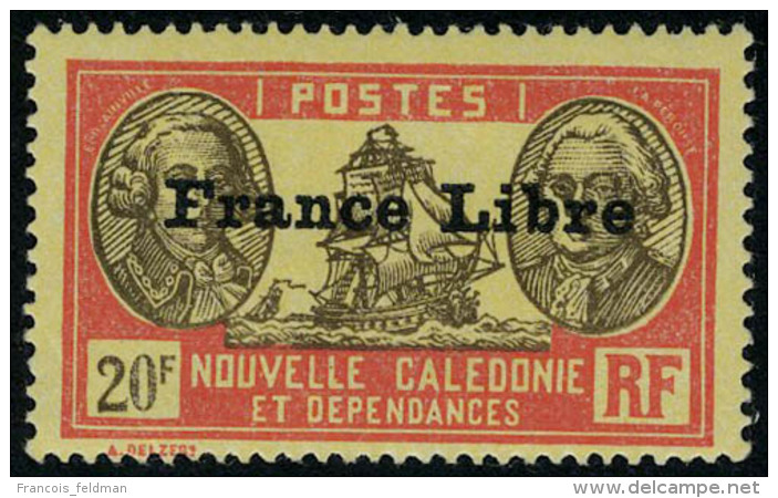 Neuf Avec Charnière N° 195/229, La Série France Libre, T.B. - Andere & Zonder Classificatie