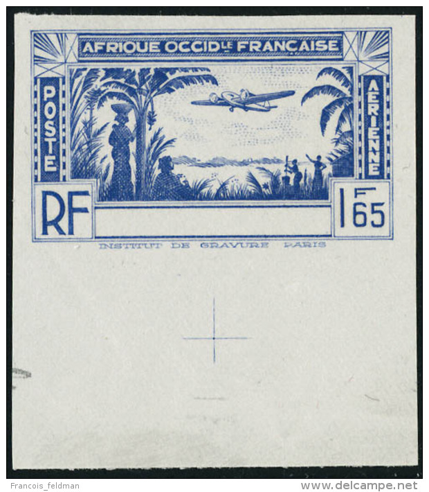 Neuf Sans Gomme Type PA De 1940, 1f65 Bleu, Non émis, Sans La Légende Côte D'Ivoire, Non... - Autres & Non Classés