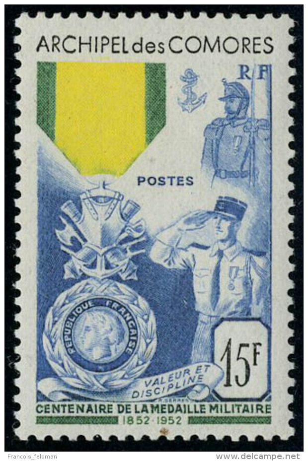 Neuf Avec Charnière N° 12, 15f Médaille Militaire T.B. - Autres & Non Classés