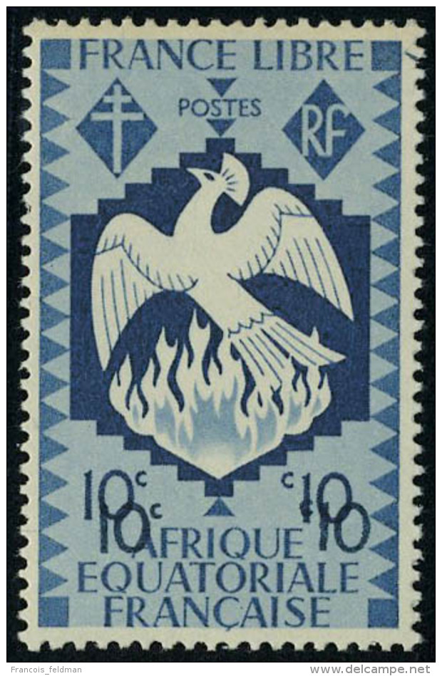 Neuf Sans Charnière N° 142a, 10c Bleu Gris Double Impression De La Valeur, T.B. Maury - Autres & Non Classés