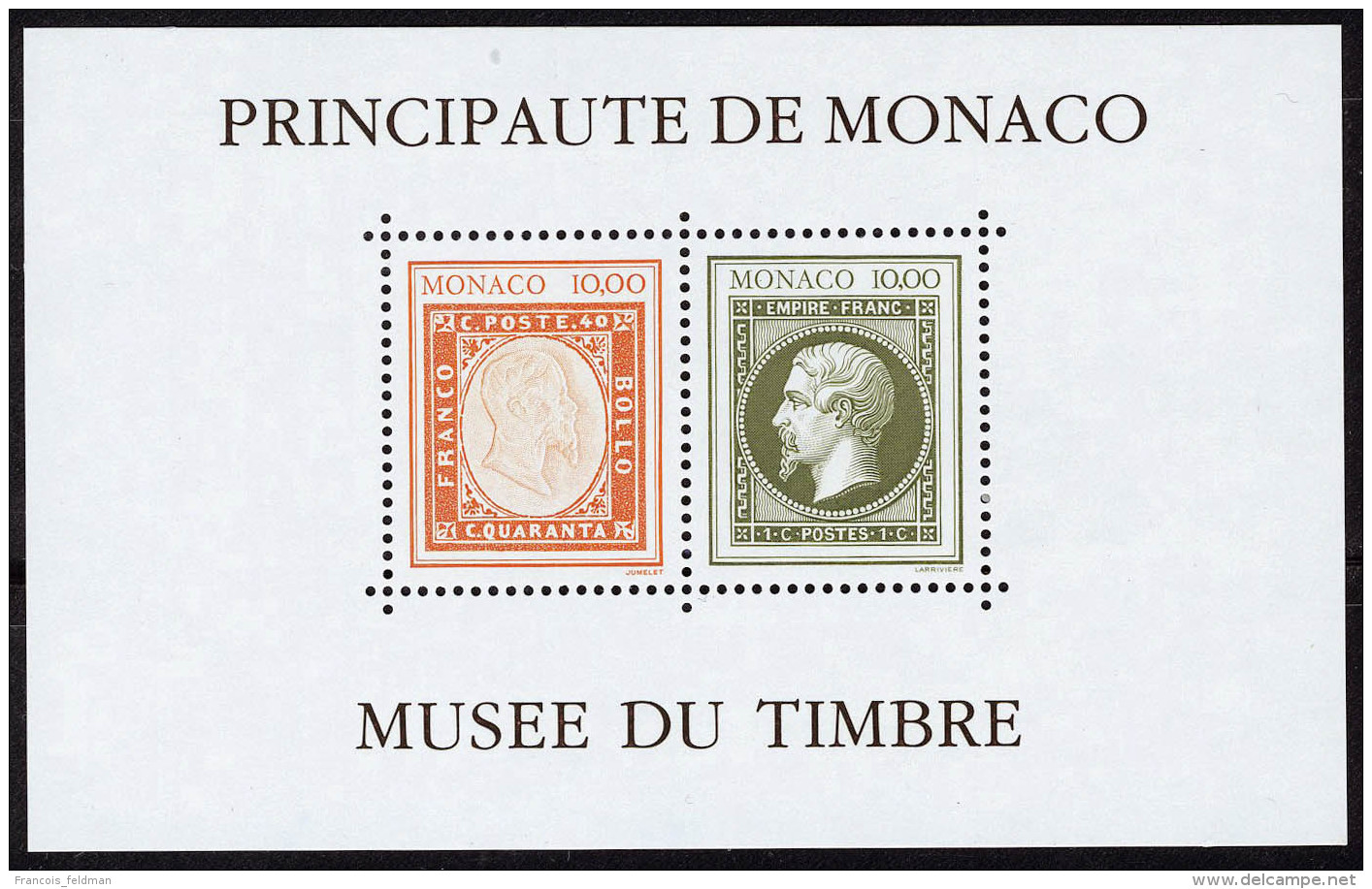 Neuf Sans Charnière N° 58A, Bloc   Musée Du Timbre, Sans Cachet à Date, Non émis,... - Sonstige & Ohne Zuordnung