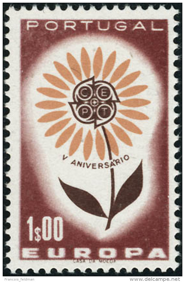 Neuf Sans Charnière 1964. PORTUGAL N°944. Erreur De Couleur : Brun-lilas, Brun Foncé Et Brun... - Autres & Non Classés