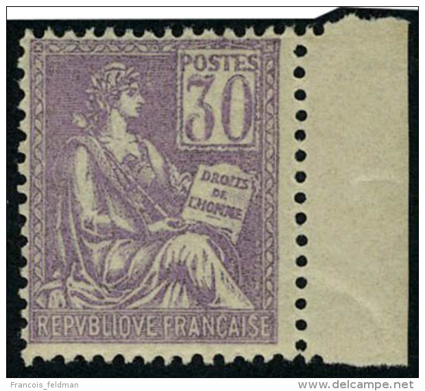 Neuf Sans Charnière N° 115, 30c Violet Bdf, T.B. - Autres & Non Classés