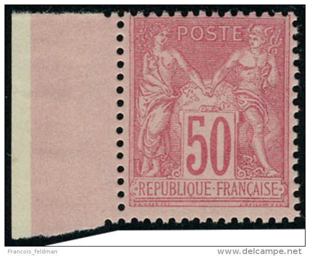 Neuf Sans Charnière N° 98, 50c Rose II Bdf, T.B. - Autres & Non Classés