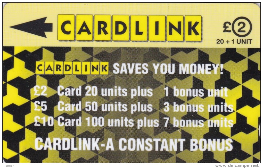 Cardlink, CLK001, Jigsaw Design, 2 Scans.   2CLKA - Eurostar, Cardlink & Railcall