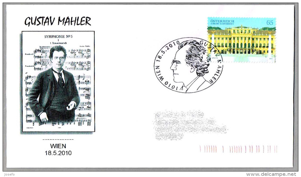 Compositor GUSTAV MAHLER - Composer. Wien 2010 - Musique