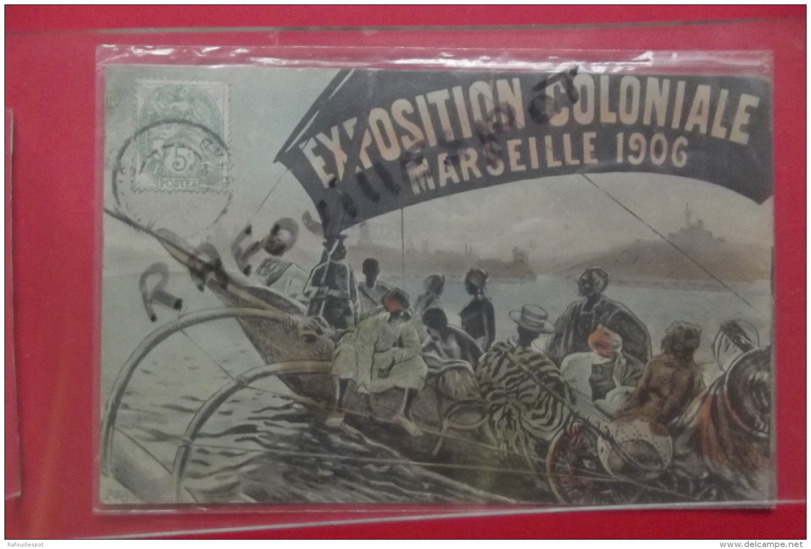 Cp Marseille Exposition Coloniale 1906 Couleur - Old Professions