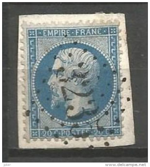 France - F1/064 - Type Napoleon III - N°22 Obl. Losange GC3235 ROYE - 1862 Napoleon III