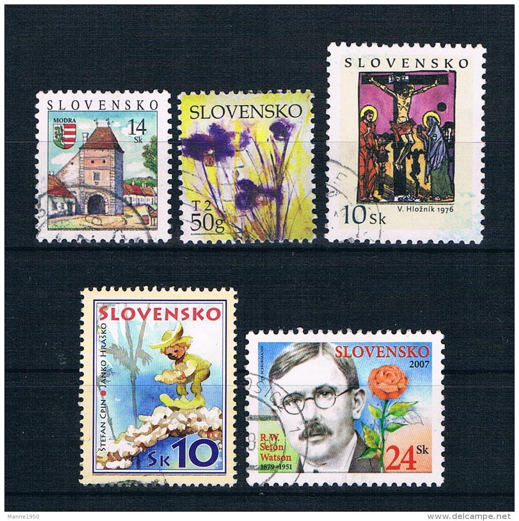 Slowakei 2007 Posten/Lot Gestempelt - Used Stamps