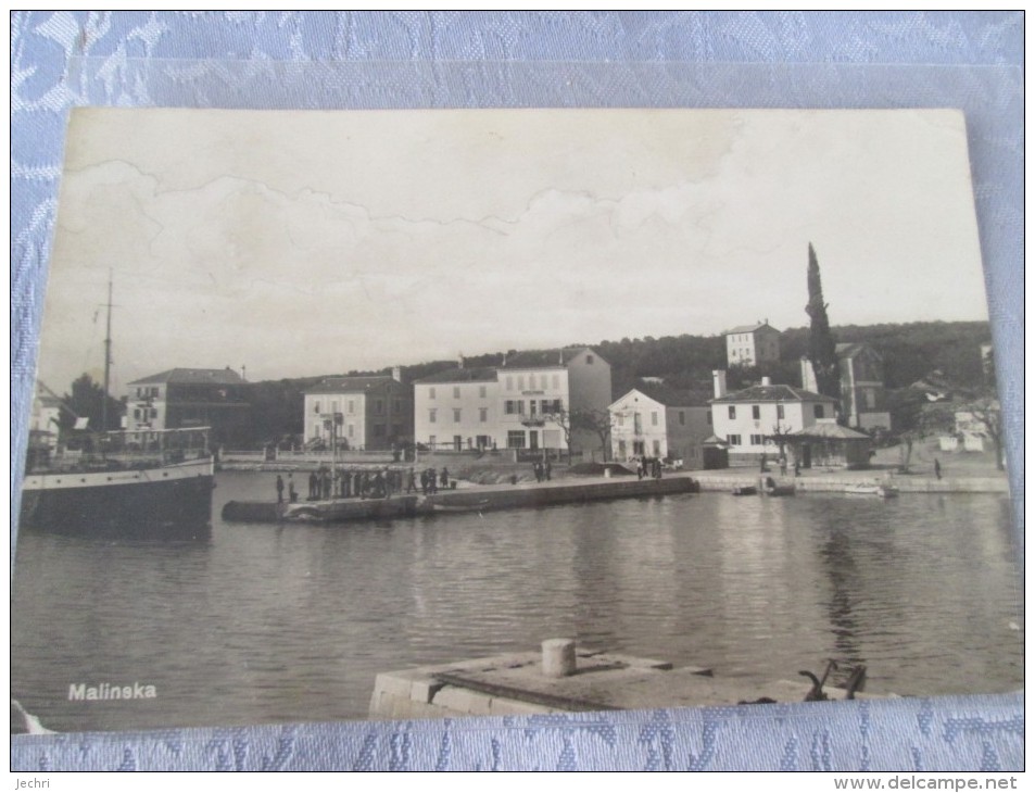 CROATIE .CARTE PHOTO .  MALINSKA - Croatia