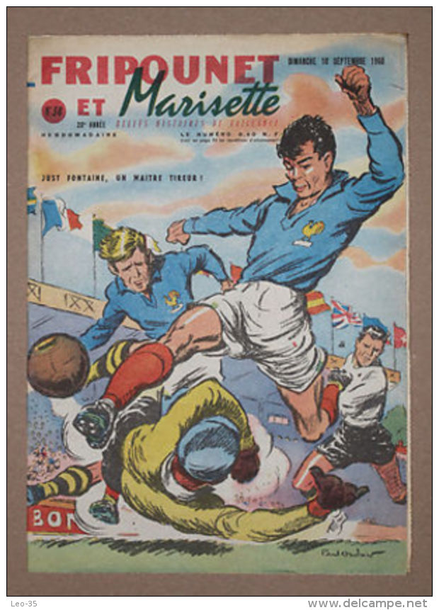 Magazine Hebdomadaire FRIPOUNET ET MARISETTE 1960 - N° 38 - Fripounet