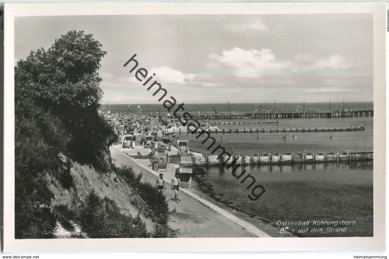 Kühlungsborn - Strand - Foto-Ansichtskarte - Kuehlungsborn