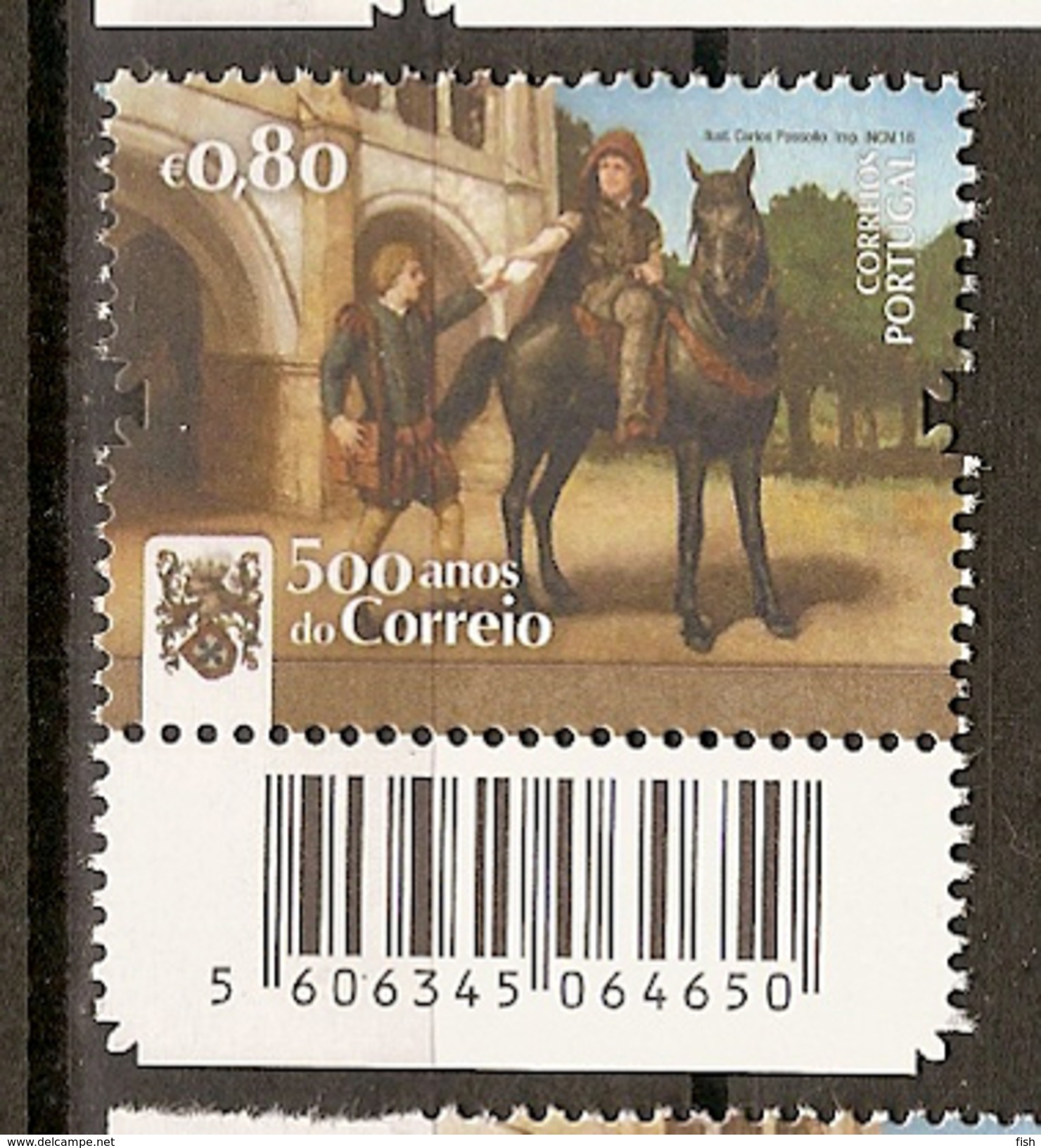 Portugal ** & 500 Years Of Mail In Portugal 2016 (6479Barras) - Post