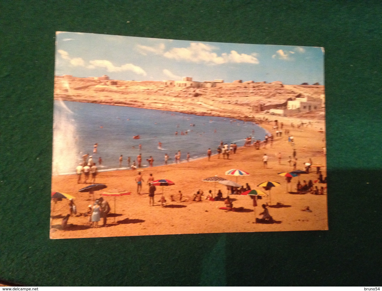 Cartolina Pozzallo Spiaggia Di Raganzino E Castello Di Martino Ragusa  Viaggiata 1970 - Ragusa