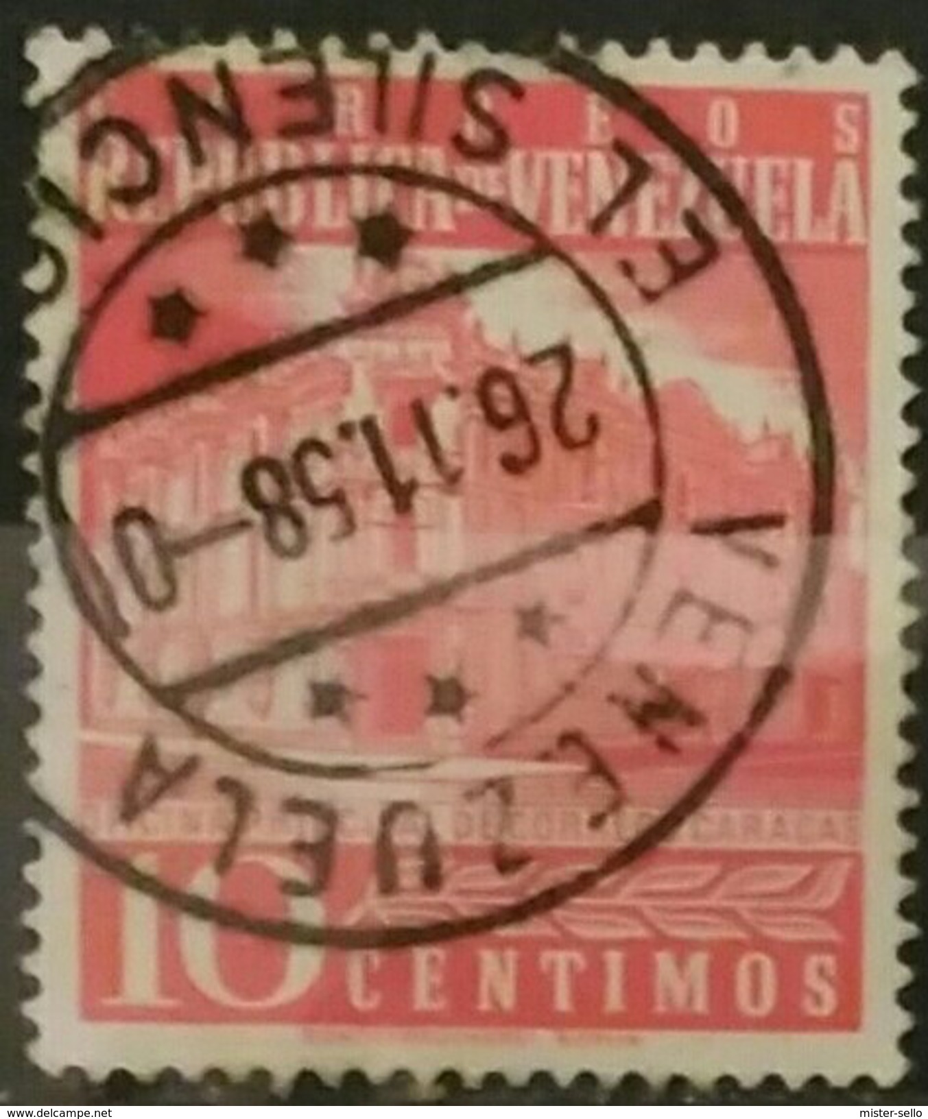 VENEZUELA 1958 Caracas Central Post Office. USADO - USED. - Venezuela