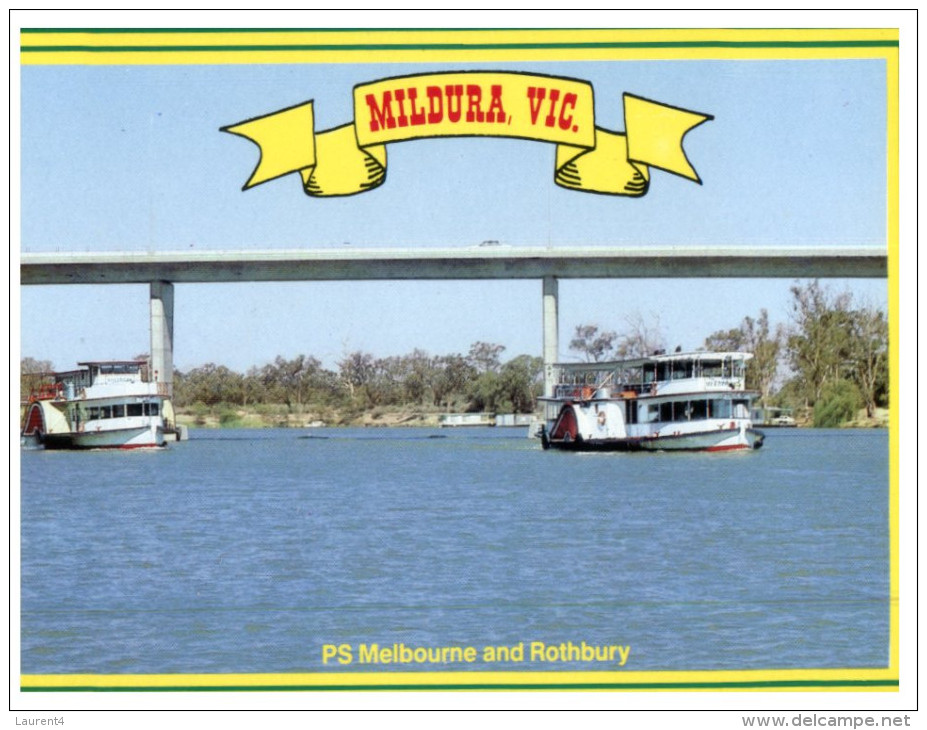 (775) Austraia - VIC - Mildura And Paddle Steamer - Mildura