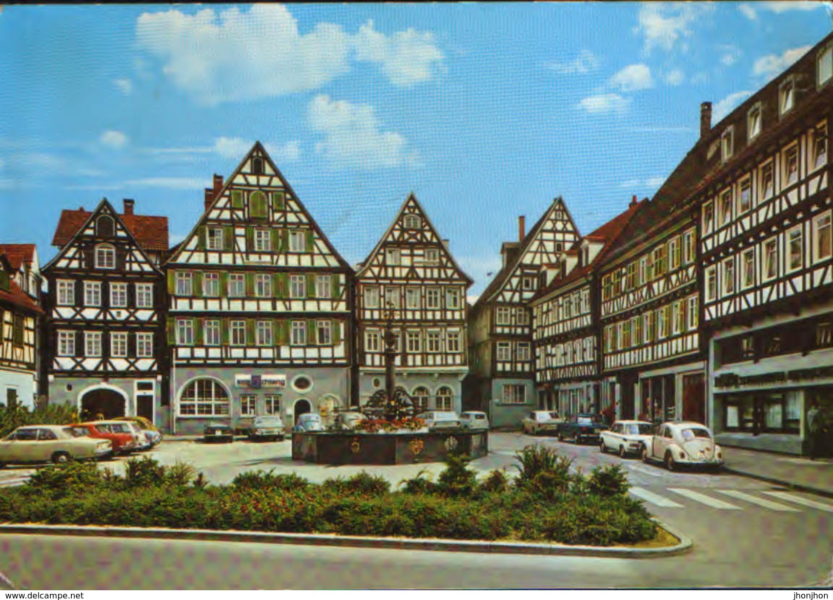 Deutschland - Postcard Circulated In 1974 - Schorndorf Im Remstal - Upper Square - Schorndorf