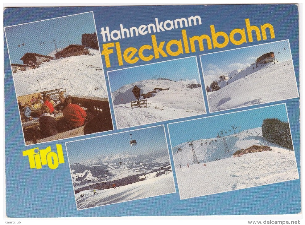 Hahnenkamm Fleckalmbahn -  (Tirol, Österreich) - Kirchberg