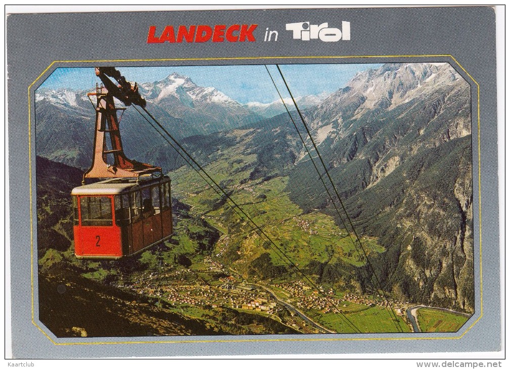 Venetseilbahn (2200 M) Mit Landeck, Hoher Riffler Und Parseiergruppe - Gondel 2 -  (Tirol, Österreich) - Kirchberg