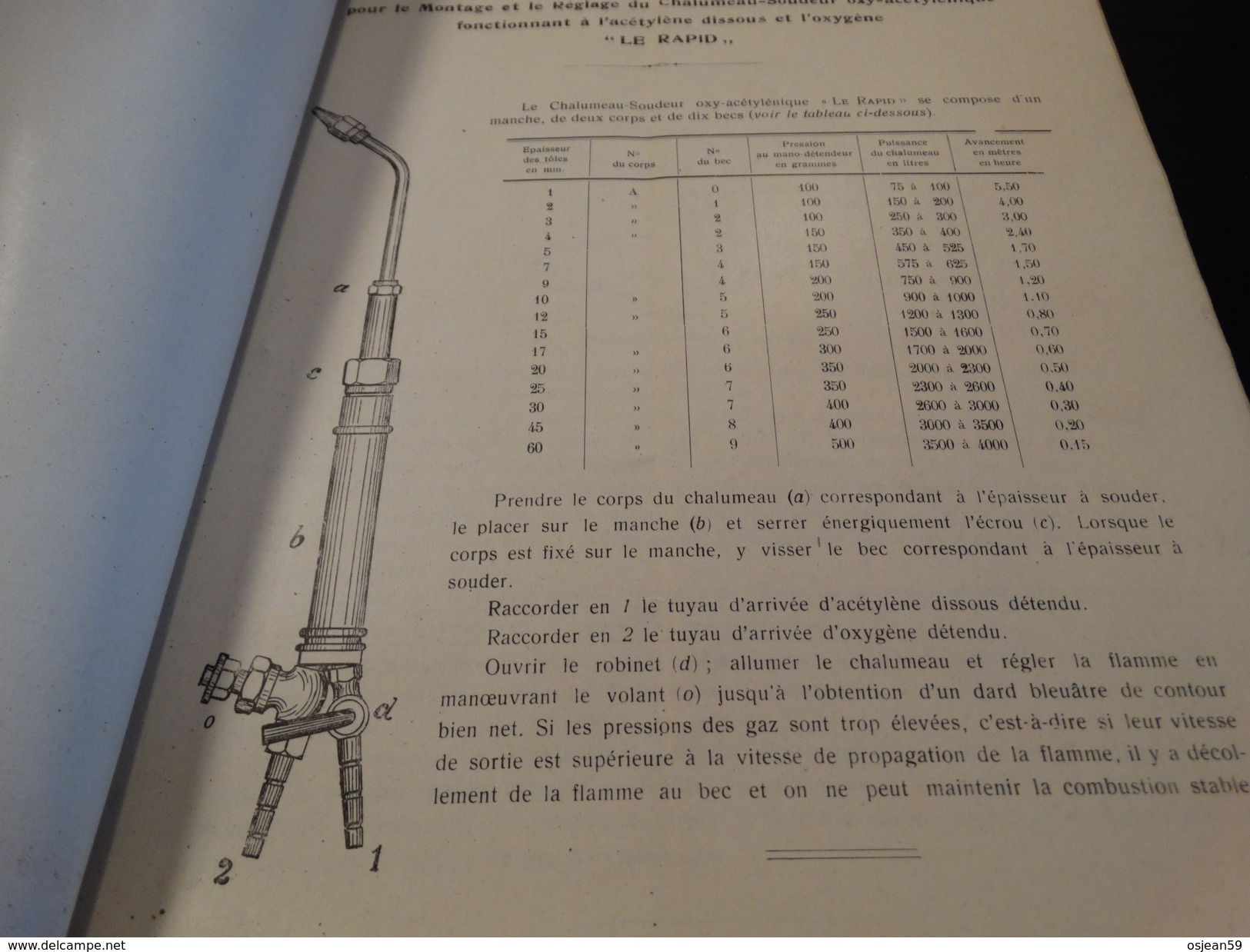 Devis Pour Une Installation De Soudure Autogène à L'oxygène.-1924- - Material Y Accesorios