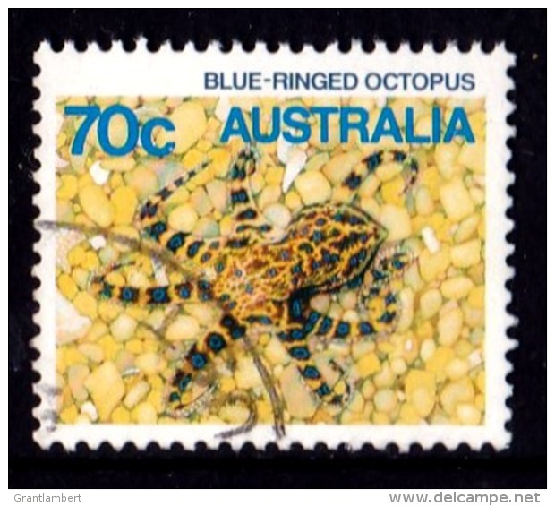 Australia 1986 Marine Life 70c Blue-ringed Octopus Used -  - - Used Stamps