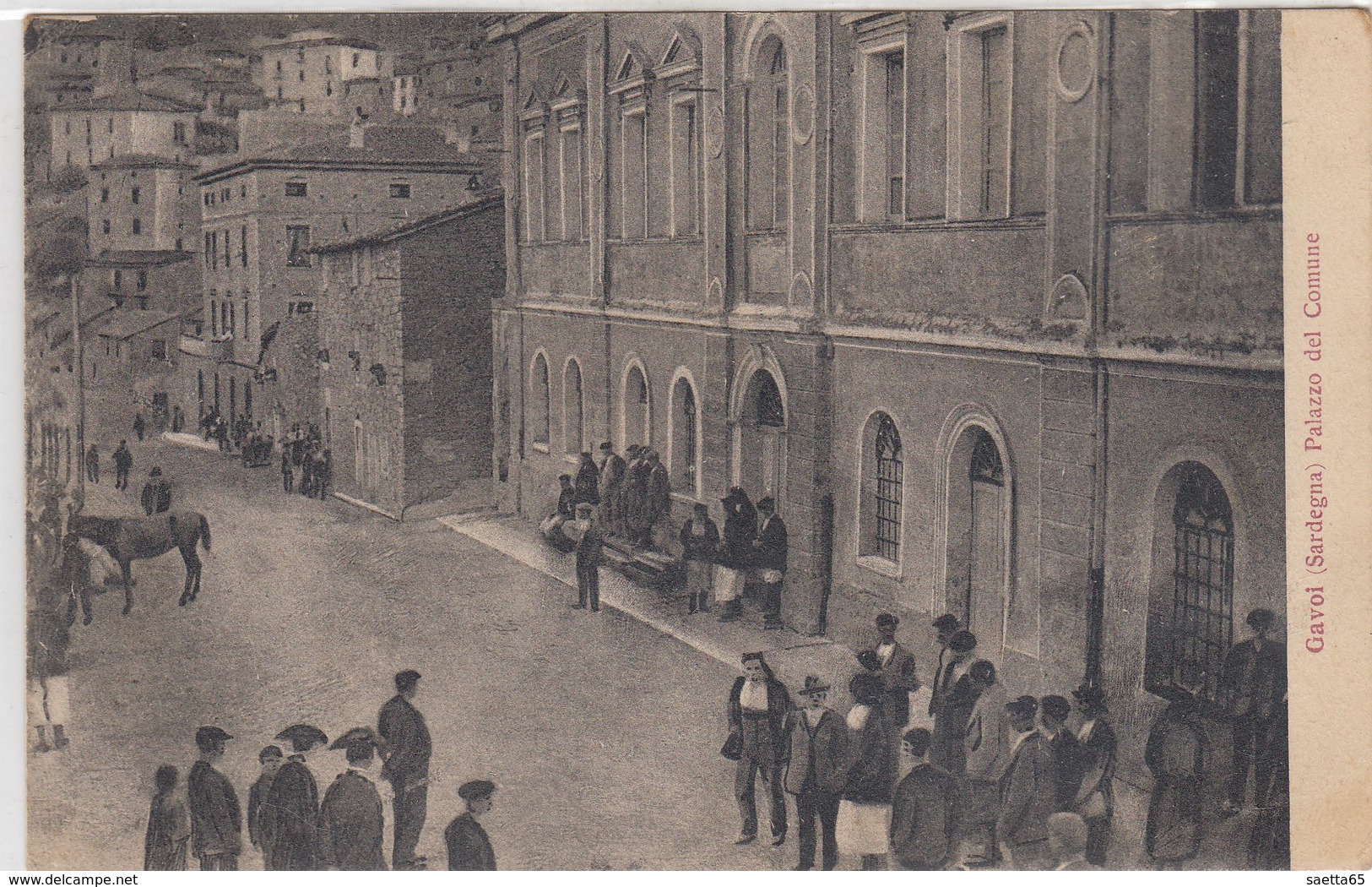 PALAZZO DEL COMUNE -GAVOI    1900 - Nuoro