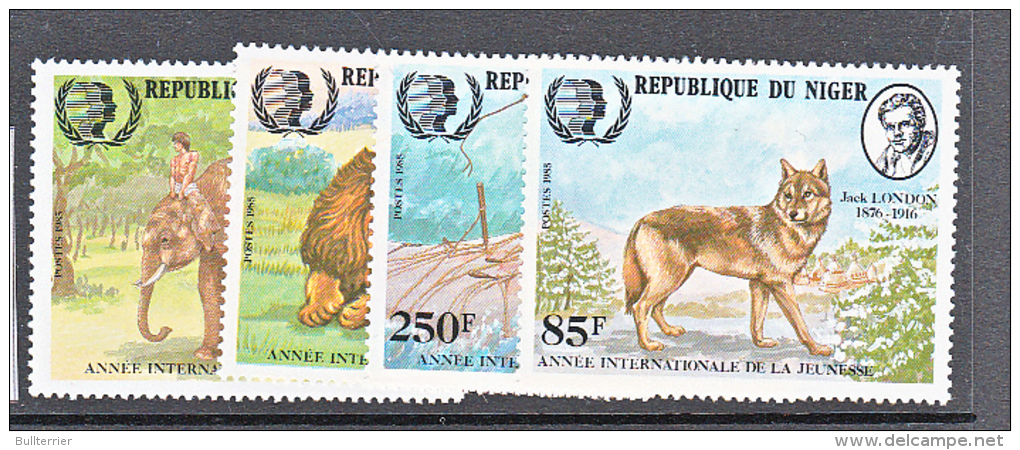 FAUNA - NIGER - 1985 - YOUTH YEAR FAUNA SET OF 4  MINT NEVER HINGED - Other & Unclassified