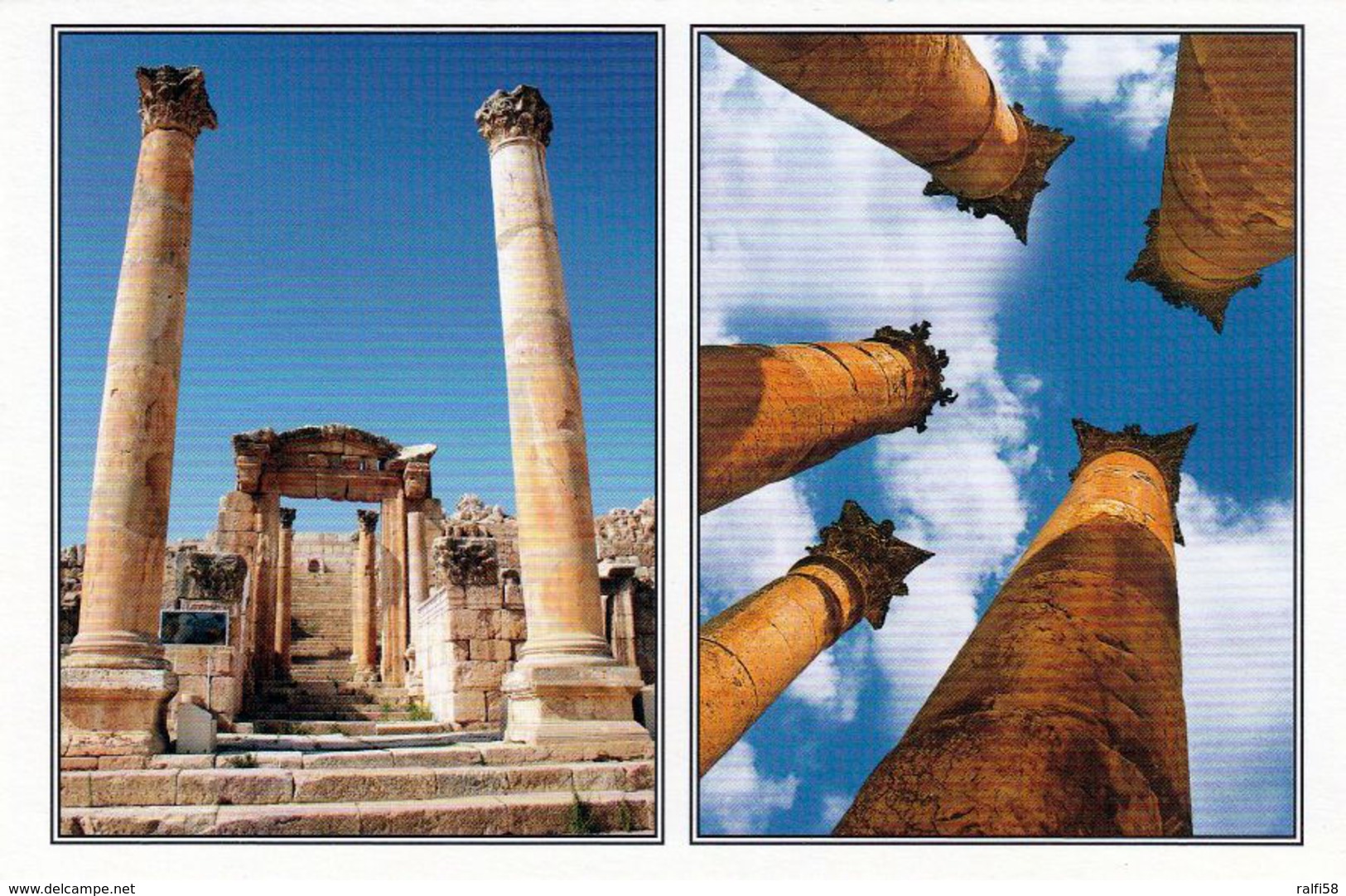 1 AK Jordanien Jordan * Cathedral Gate + Columns Of Artemis Temple In Jerash (auch Gerasa) - Antike Römische Stadt - Jordanien